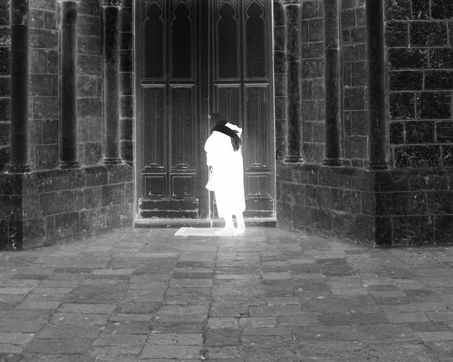 Ghost- Knocking on the door Photograph by Munir Alawi
