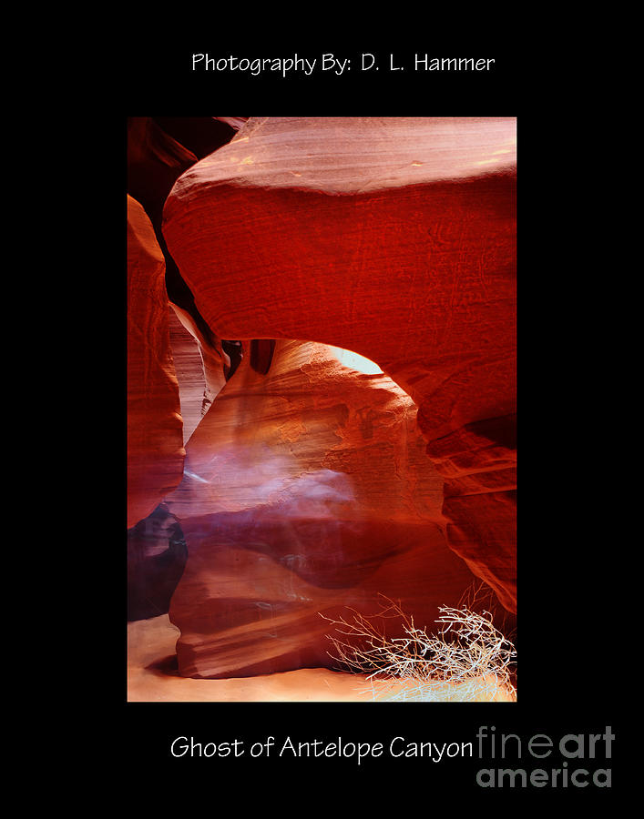 Ghost of Antelope Canyon Photograph by Dennis Hammer