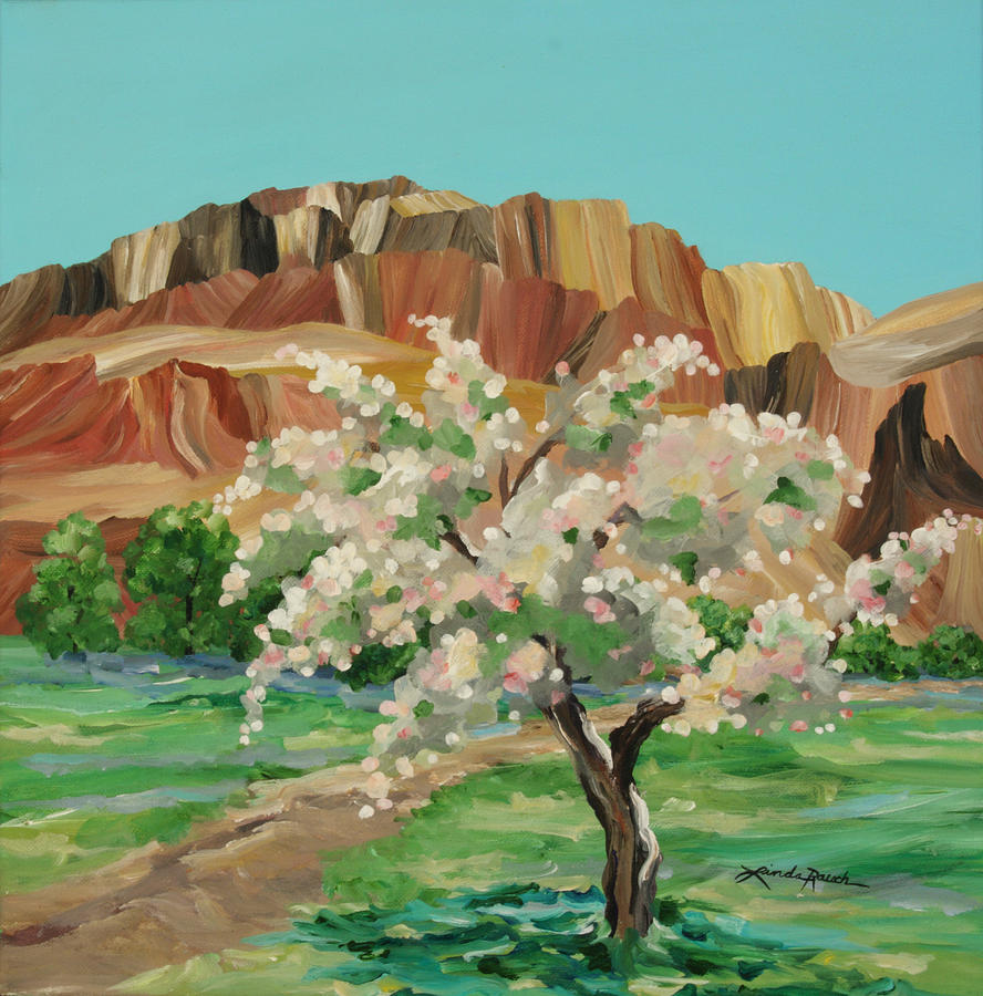 Ghost Ranch Painting by Linda Rauch