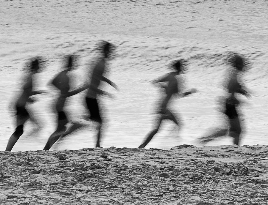 Ghost Runners Photograph by Georgette Grossman