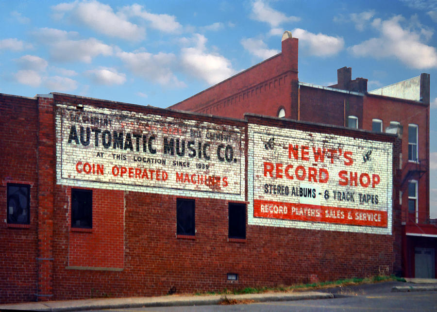 Ghost Sign. Clarksville Tennessee  Photograph by Chris  Kusik