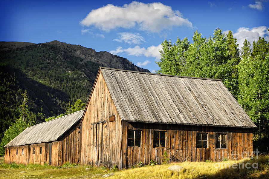 Ghost Town Barn and Stable Photograph by Lincoln Rogers