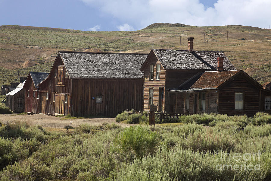 Ghost Town In Bodie Historic State Park Photograph by Ellen Thane