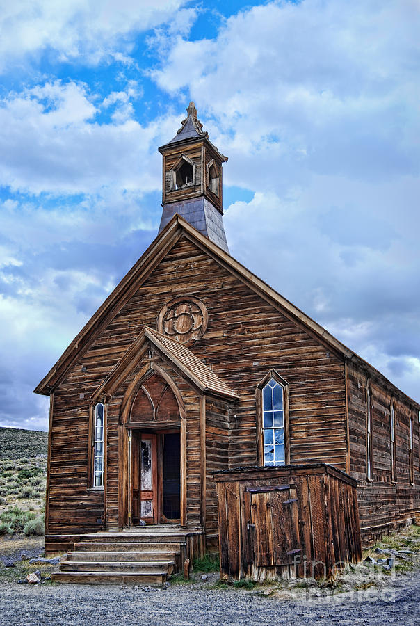 Ghost Town Methodist Church Photograph by Leah McDaniel - Fine Art America