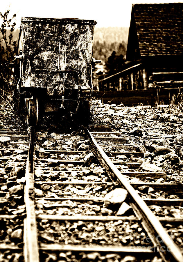 Ghost Town Ore Cart Photograph by Lincoln Rogers
