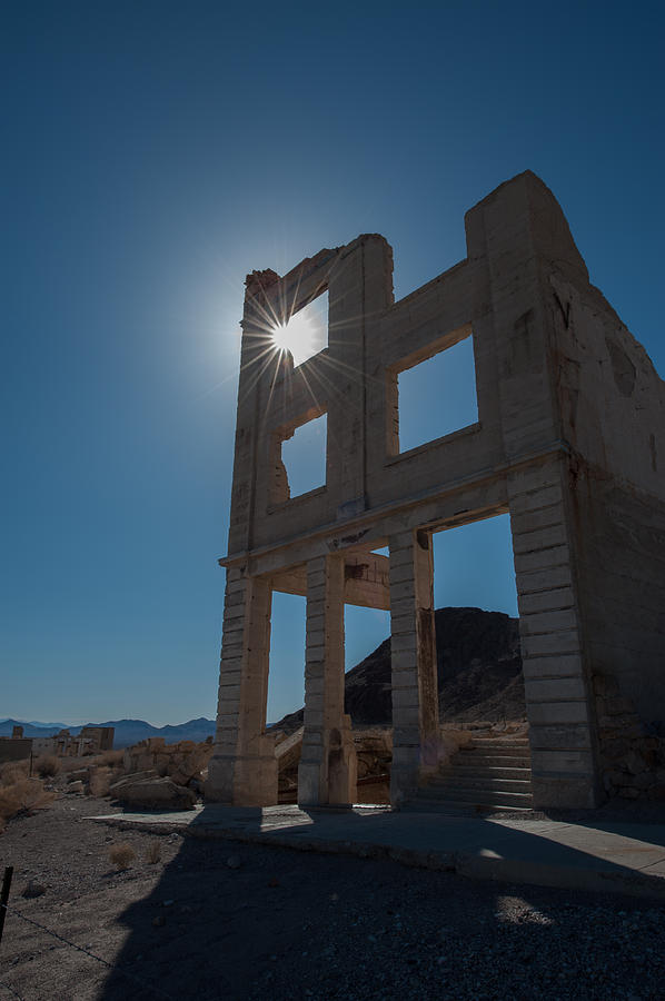 Ghost Town Photograph - Ghost Town - Rhyolite by George Buxbaum