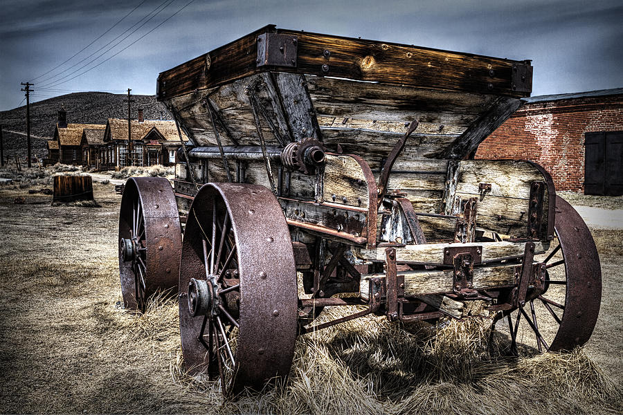 Ghost town wagon Photograph by Eduard Moldoveanu