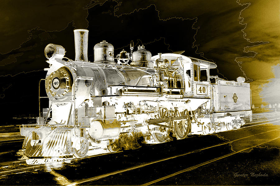 Ghost Train Photograph
