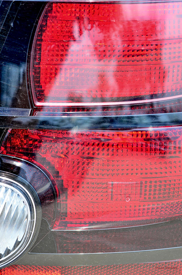 Abstract Photograph - Ghosts In My Taillights by Donna Blackhall