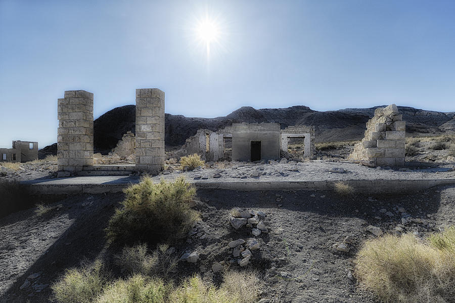 Ghosts of Rhyolite Nevada Photograph by Michael Newberry