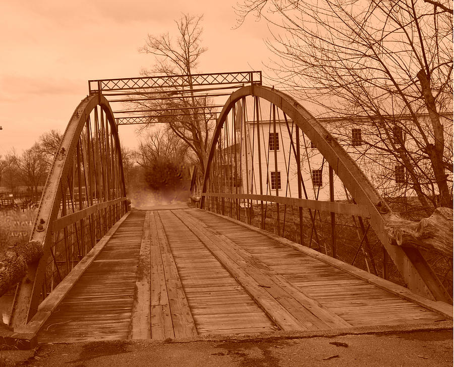 Ghosts of the Old Iron Bridge Photograph by Stacie Siemsen