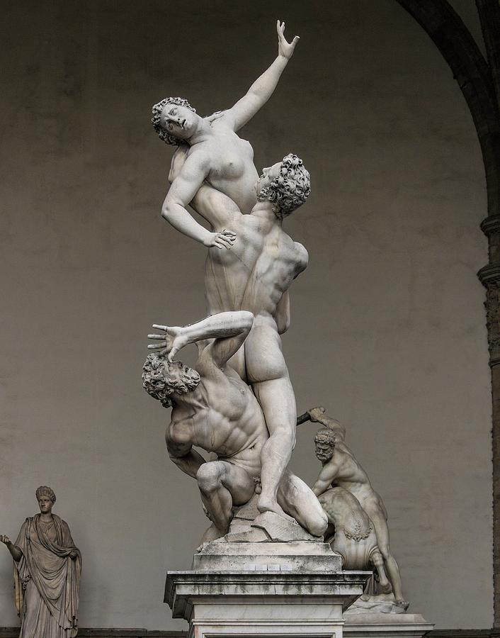 Giambolognas Rape Of The Sabine Women Photograph by Brian Gadsby