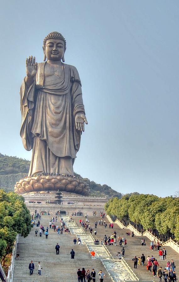 Giant Buddha Photograph by Bill Hamilton