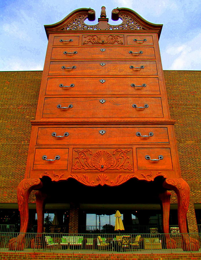 Giant Chippendale Chest Of Drawers Photograph by Randall Weidner