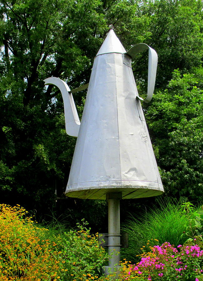 Giant Coffee Pot In Old Salem Photograph by Randall Weidner
