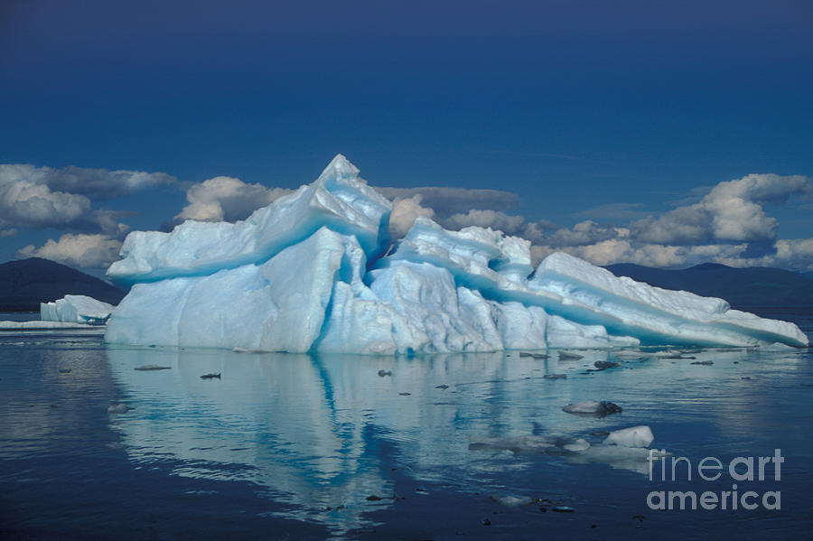 Giant Ice Floes Photograph by Ron Sanford