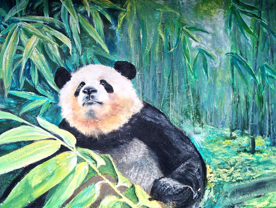 Giant Panda Painting by Kerry Stothers - Fine Art America