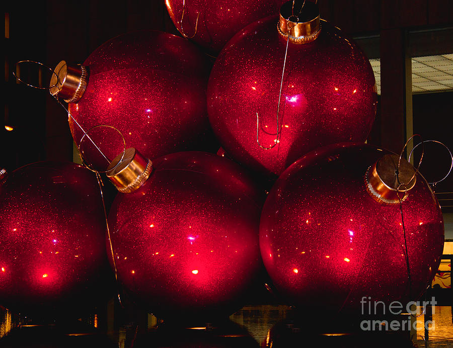 large red ball ornaments