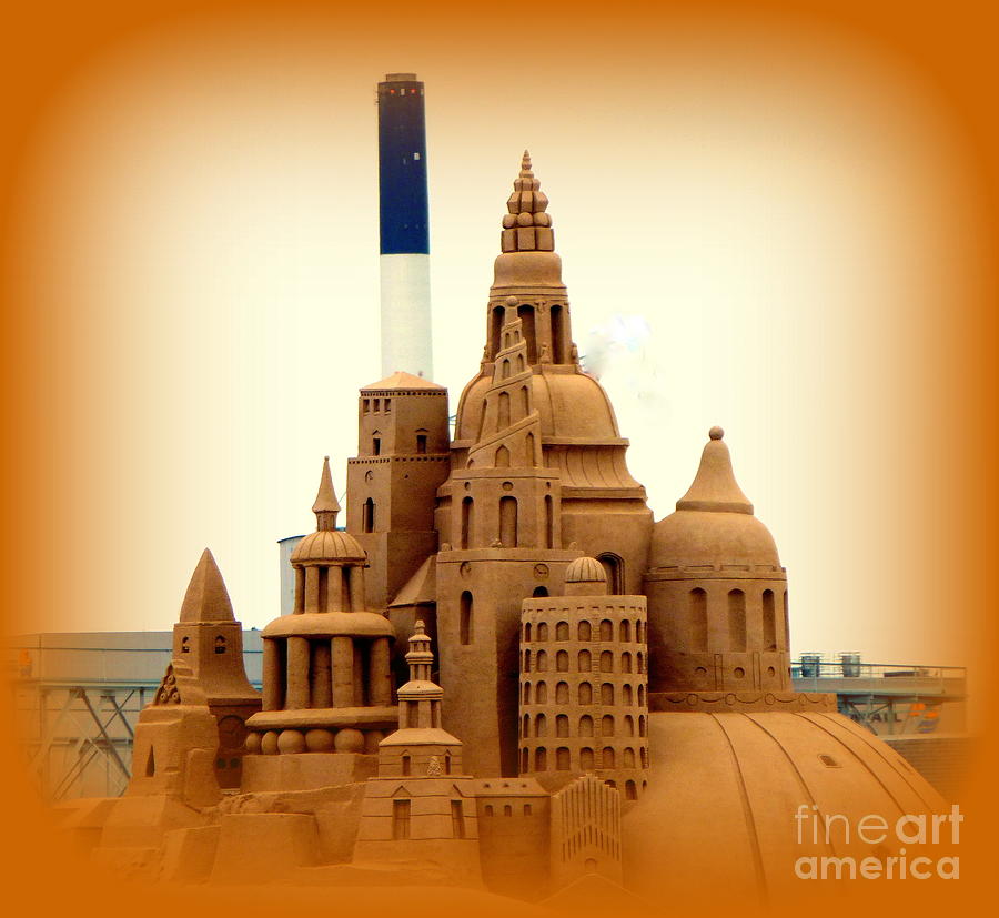 Giant Sand Castle Photograph by John Potts - Fine Art America