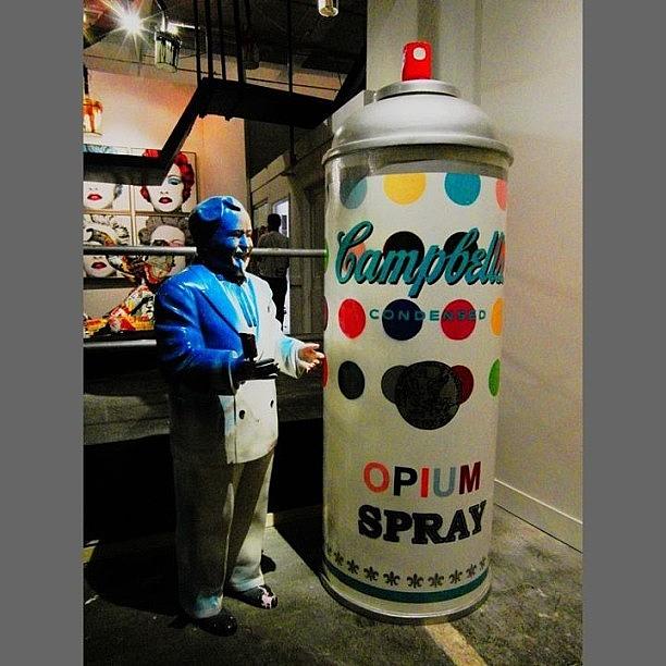 London Photograph - #giant #spraycan And #colonel Sanders by Enoch Soames