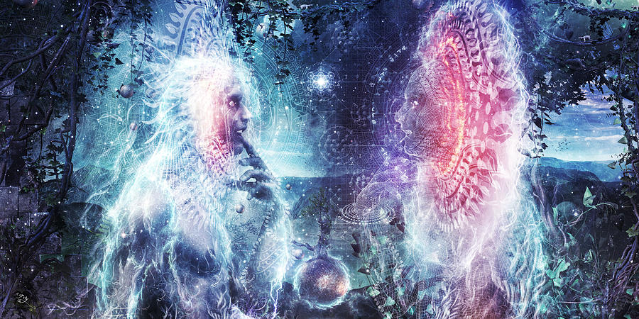 Cameron Gray Digital Art - Giants Of The Sun by Cameron Gray Cameron Gray Digital Art - Giants Of The Sun by Cameron Gray