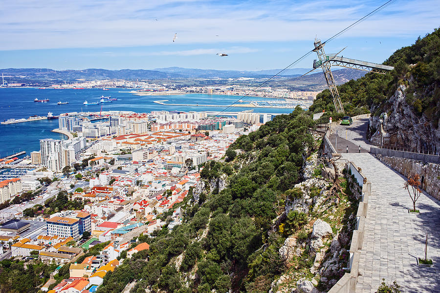 Gibraltar Cityscape Photograph by Artur Bogacki