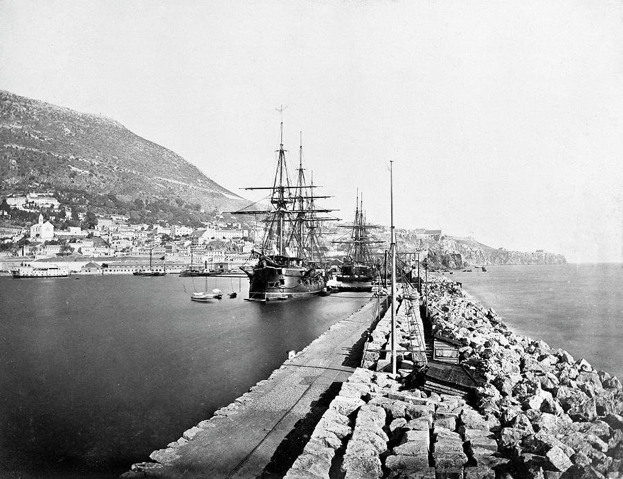 Gibraltar Habour Photograph by Natural History Museum, London/science Photo Library