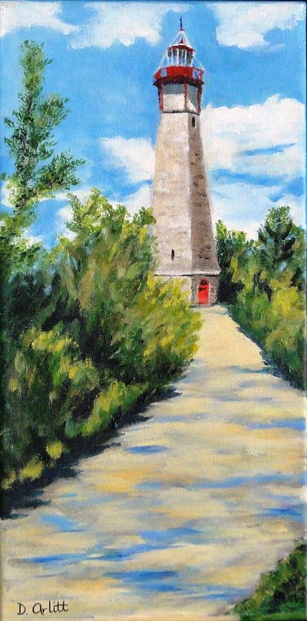 Gibraltar Point Lighthouse Painting by Diane Arlitt