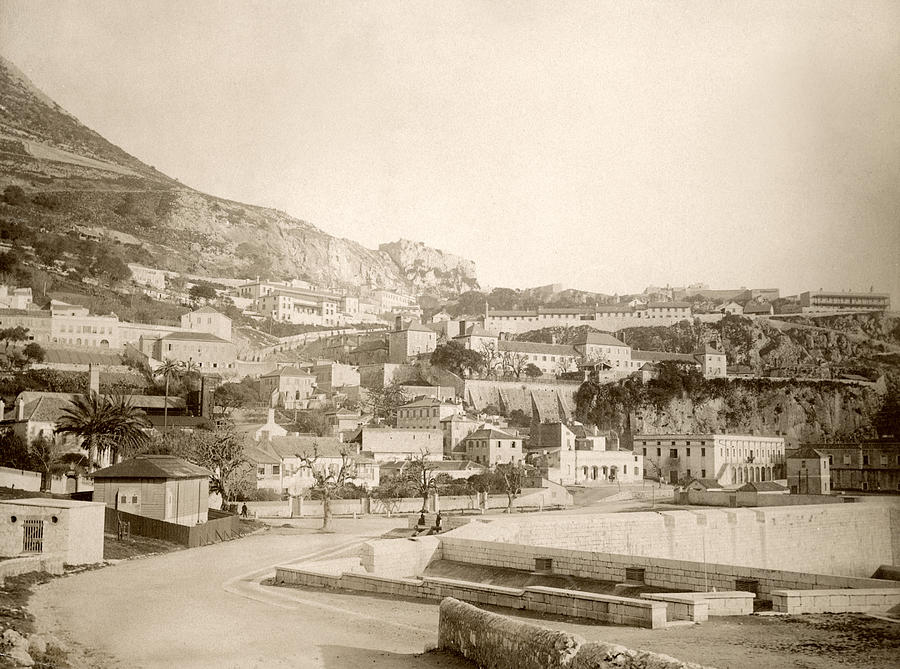 Gibraltar Rosia Bay Photograph by Granger - Fine Art America