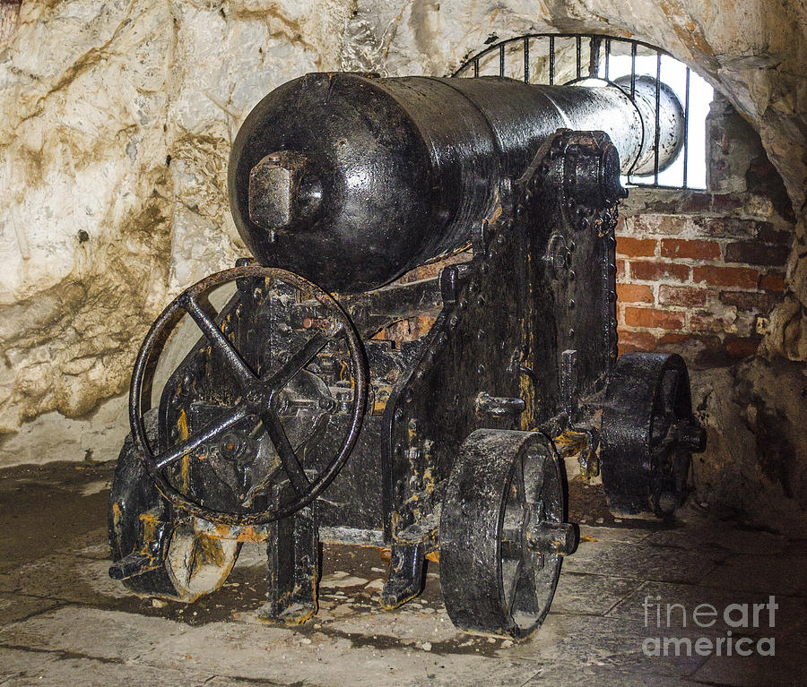 Gibraltar Siege Tunnel Cannon Photograph by Deborah Smolinske