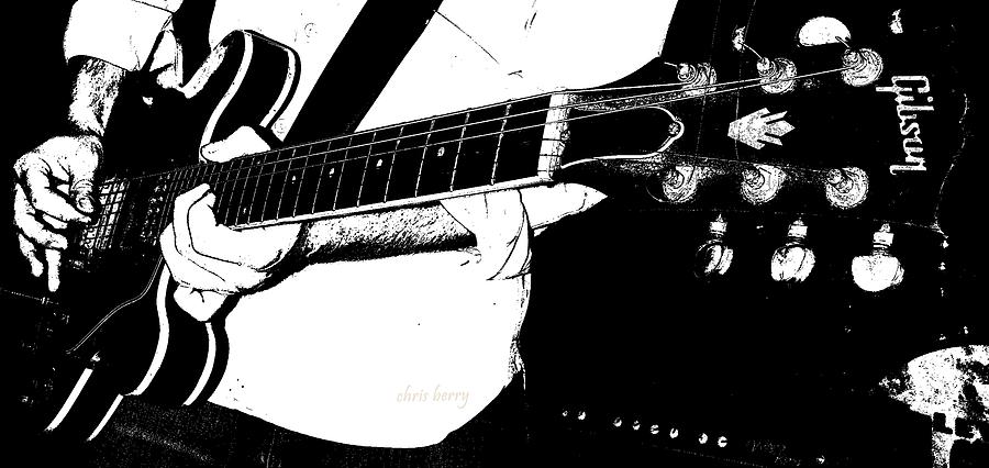 Gibson Guitar Graphic Photograph by Chris Berry