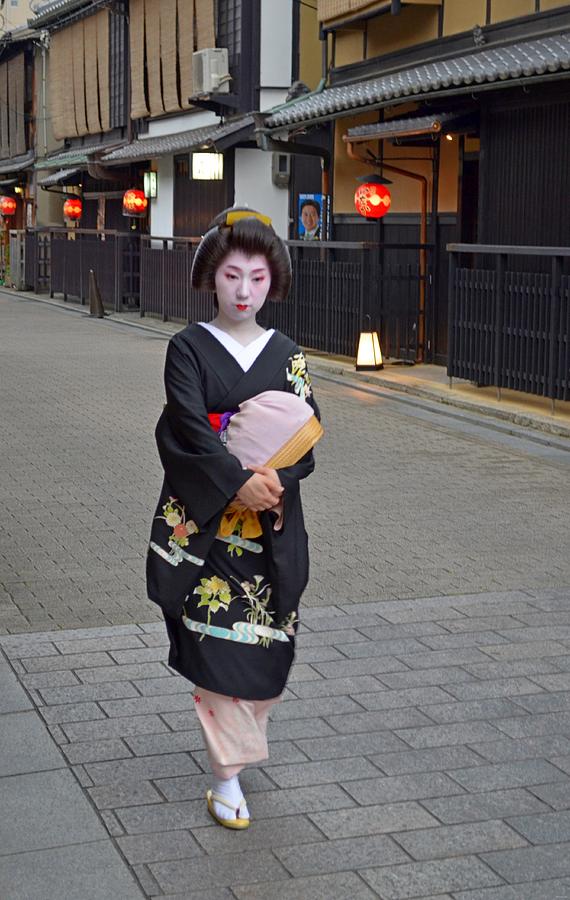 Geisha of Gion District in Kyoto Photograph by Jeff at JSJ Photography