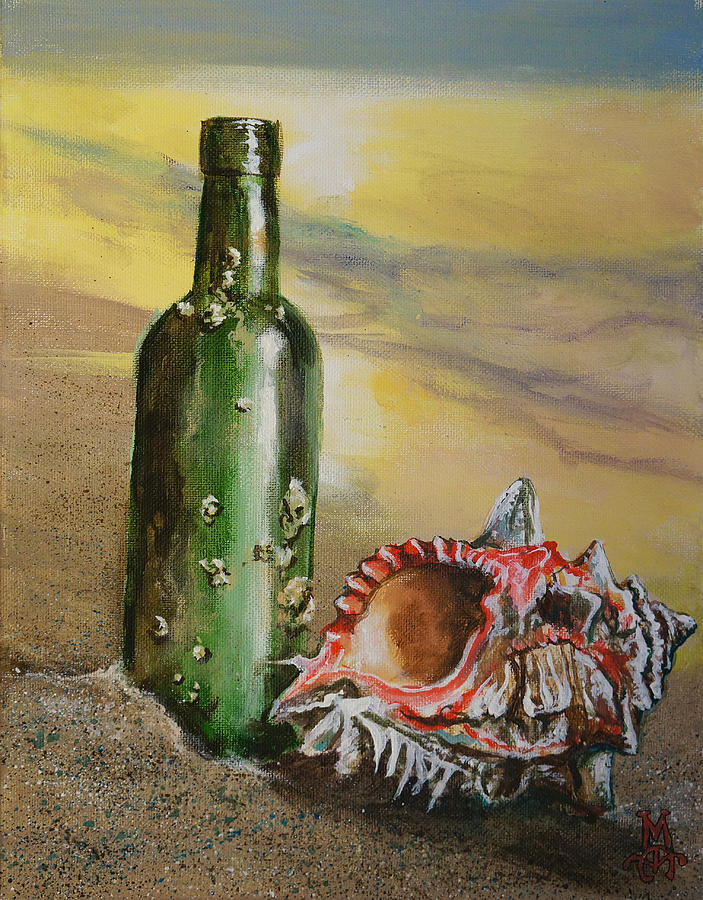 Still Life Painting - Gifts from the Sea by Marco Aguilar