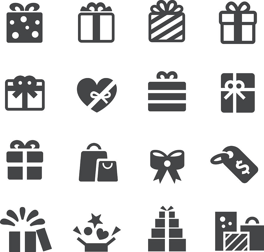 Gifts Icons - Acme Series Drawing by -victor-