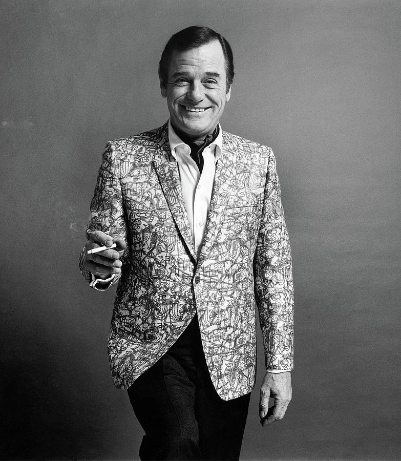 Gig Young Smoking Photograph by Leonard Nones