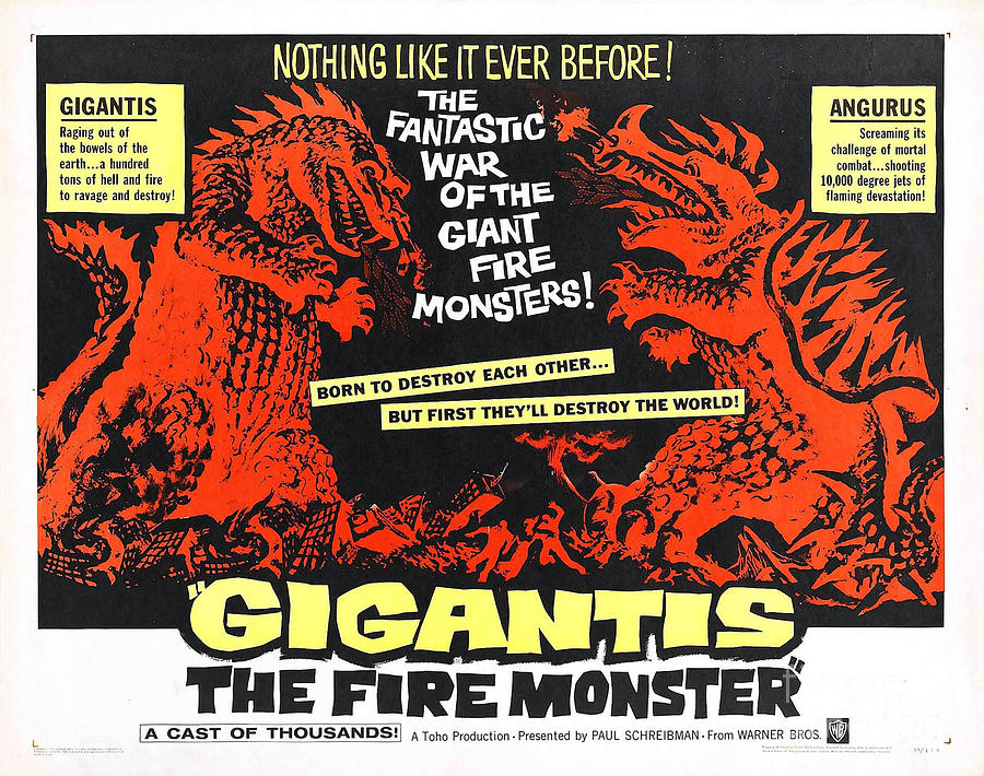 Gigantis The Fire Monster Photograph by Action