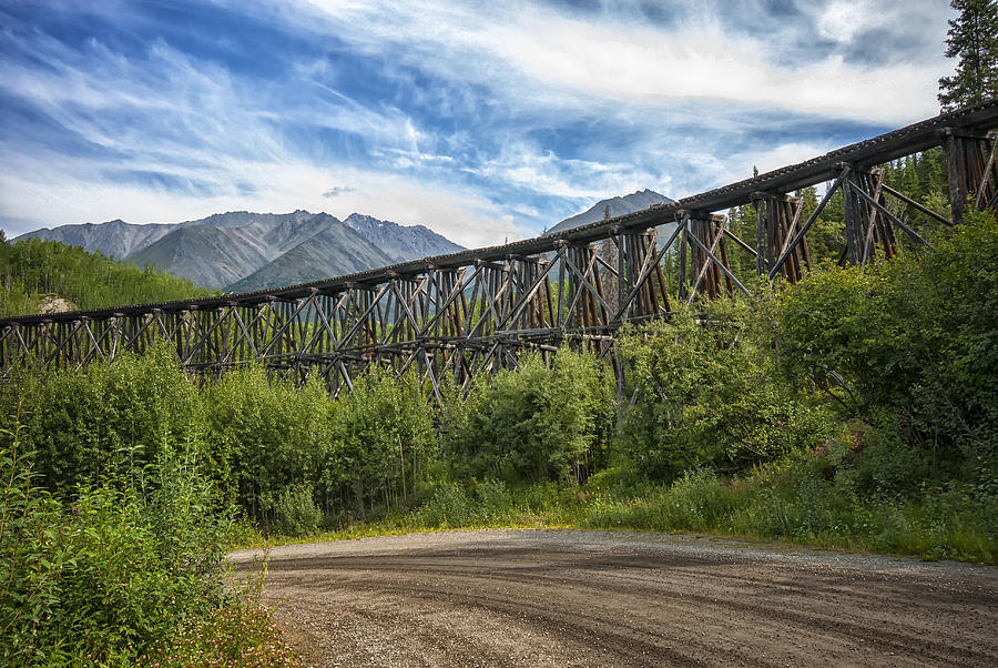 Gilahina Railroad Trestle Photograph by Ghostwinds Photography