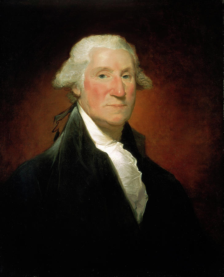 Gilbert Stuart, George Washington Vaughan Portrait Painting by Litz ...