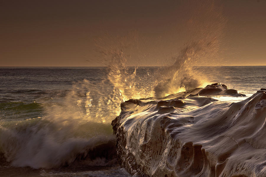 Gilded Eruption Photograph by Ryan Weddle