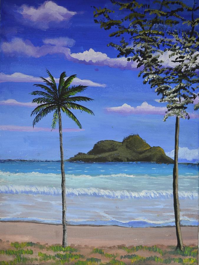 Gilligans Island 1 Painting by P Dwain Morris