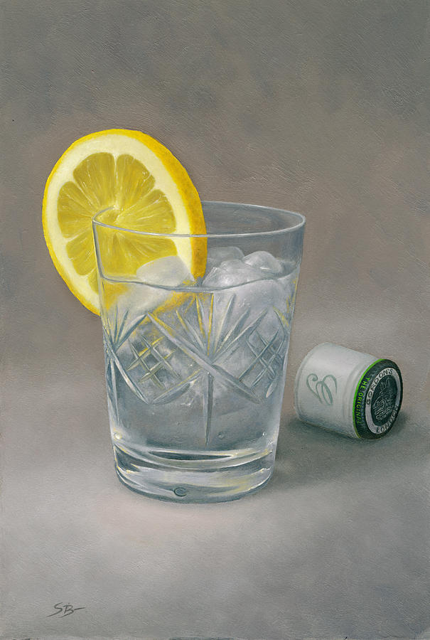 Gin and Tonic 2 Painting by Steve Bridger | Fine Art America