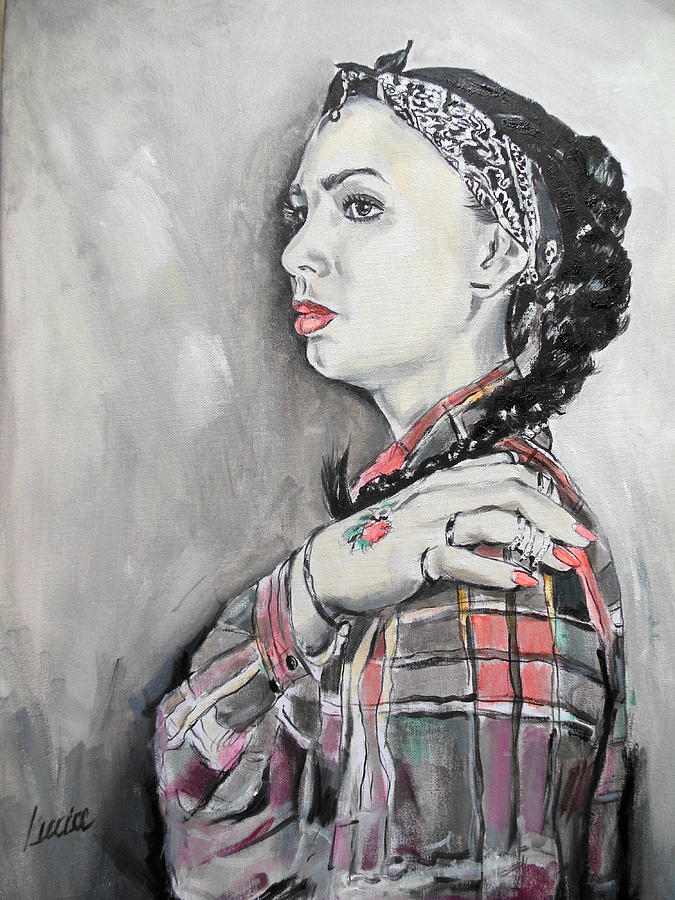 Gina Painting by Lucia Hoogervorst