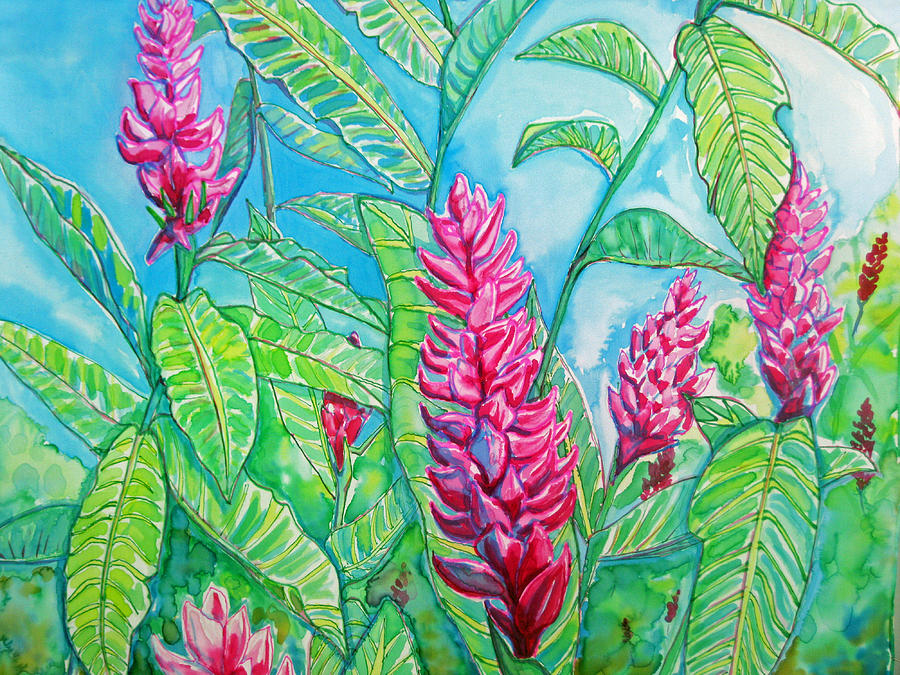 Ginger Jungle Painting by Kelly Smith