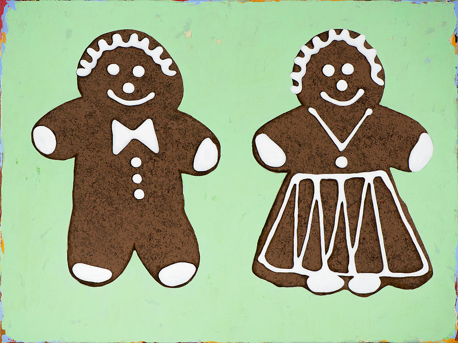 Cookie Painting - Ginger Pair by David Palmer