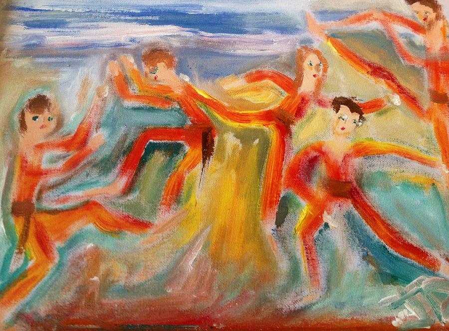 Ginger  spice the dance Painting by Judith Desrosiers