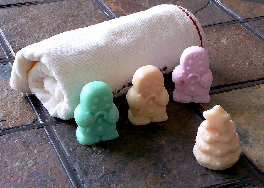 Gingerbread Men Soap Photograph by Anastasiya Malakhova
