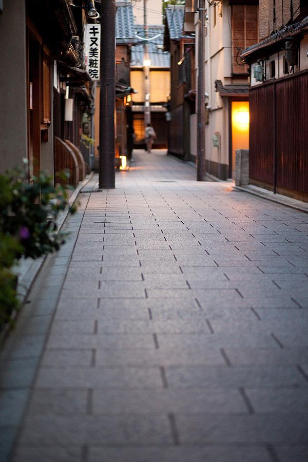 Gion Alley Photograph by Brad Brizek