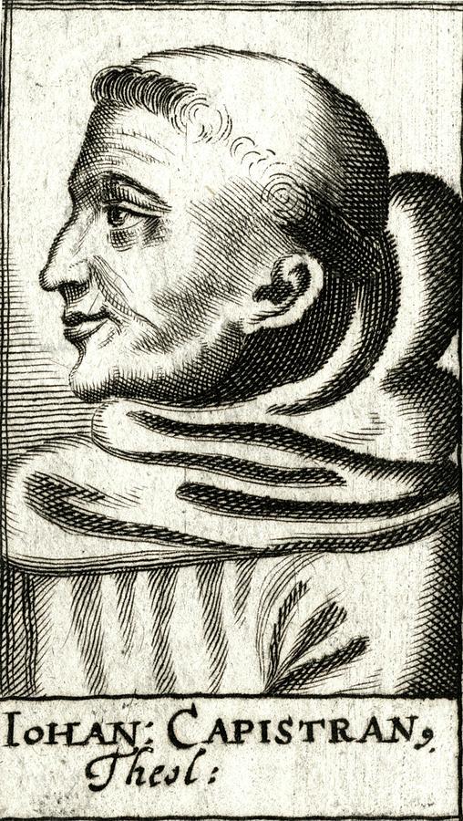 Giovanni De Capistrano Italian Friar Drawing by Mary Evans Picture Library