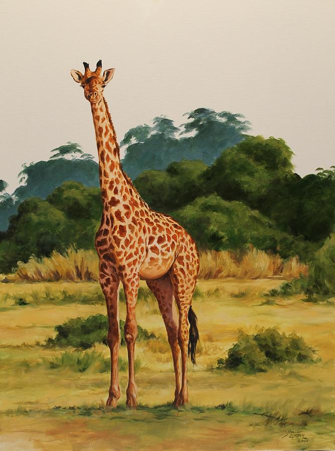 Giraffe IV Painting by Jim Grady - Fine Art America