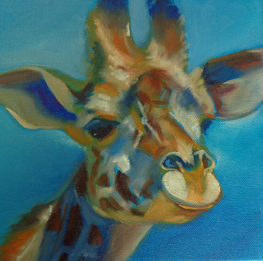 Giraffe Painting by Kaytee Esser